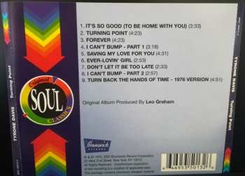 CD Tyrone Davis: Turning Point!