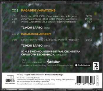 2CD Johannes Brahms: Paganini Variations / Paganini Rhapsody