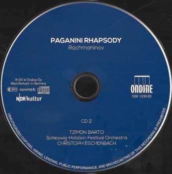 2CD Johannes Brahms: Paganini Variations / Paganini Rhapsody