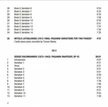 2CD Johannes Brahms: Paganini Variations / Paganini Rhapsody