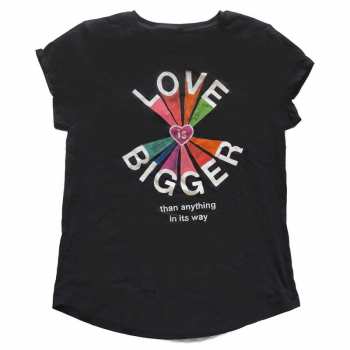 Merch U2: Dámské Babydoll Tričko Love Is Bigger L
