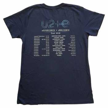 Merch U2: Dámské Tričko I+e 2018 Tour Dates S