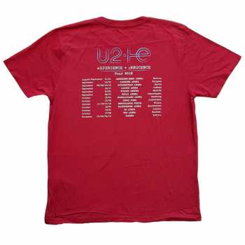 Merch U2: Tričko I+e 2018 Tour Dates M