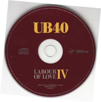 CD UB40: Labour Of Love IV