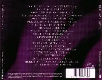 CD UB40: Love Songs