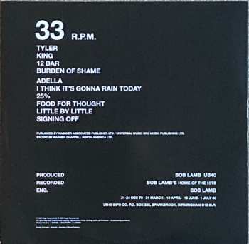 2LP UB40: Signing Off LTD | CLR