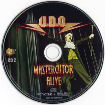 2CD/DVD U.D.O.: Mastercutor Alive LTD | DIGI