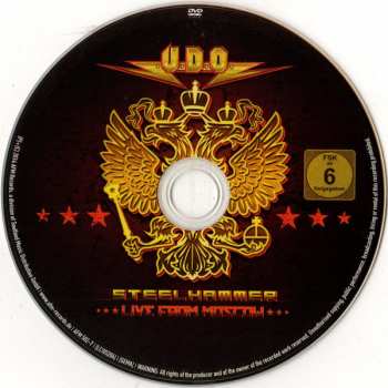 2CD/DVD U.D.O.: Steelhammer - Live From Moscow DIGI
