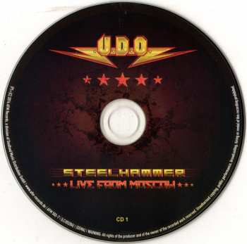 2CD/DVD U.D.O.: Steelhammer - Live From Moscow DIGI