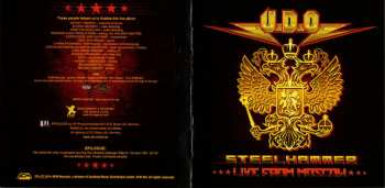 2CD/DVD U.D.O.: Steelhammer - Live From Moscow DIGI