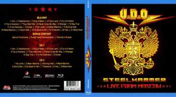 2CD/Blu-ray U.D.O.: Steelhammer - Live From Moscow DIGI