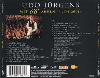 2CD Udo Jürgens: Mit 66 Jahren  - Live 2001 -