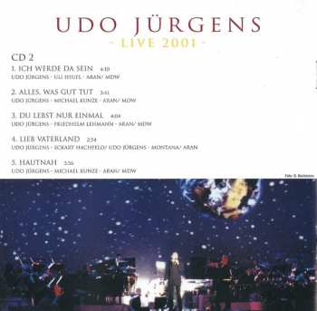 2CD Udo Jürgens: Mit 66 Jahren  - Live 2001 -