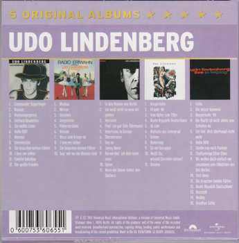 5CD/Doos Udo Lindenberg: 5 Original Albums