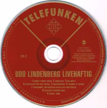 2CD Udo Lindenberg: Livehaftig DLX