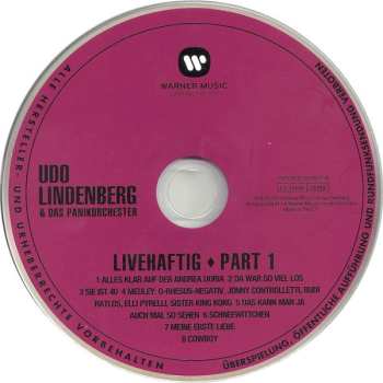 5CD/Doos Udo Lindenberg: Original Album Series Vol. 3 - Live & Rare
