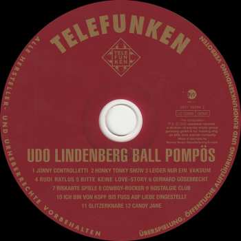 CD Udo Lindenberg Und Das Panikorchester: Ball Pompös DLX