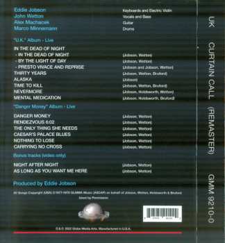 DVD/2Blu-ray UK: Curtain Call