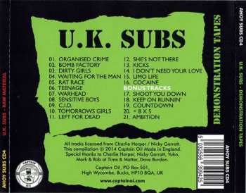 CD UK Subs: Demonstration Tapes / Raw Material