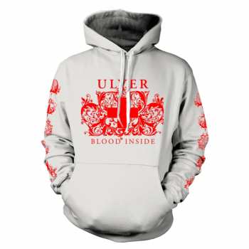 Merch Ulver: Hoodie Met Capuchon Blood Inside (white)