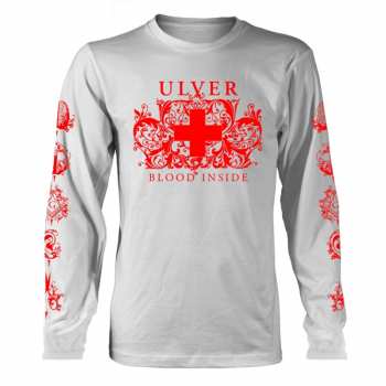 Merch Ulver: T-shirt Met Lange Mouwen Blood Inside (white)