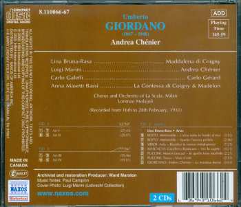 2CD Umberto Giordano: Andrea Chénier