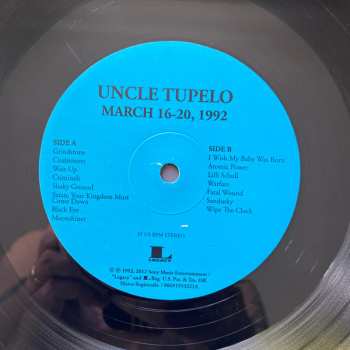 LP Uncle Tupelo: March 16-20, 1992
