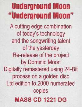 CD Underground Moon: Underground Moon LTD | NUM | DIGI