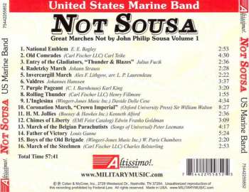 CD U.S. Marine Band: Not Sousa Volume 1 (Great Marches Not By John Philip Sousa)