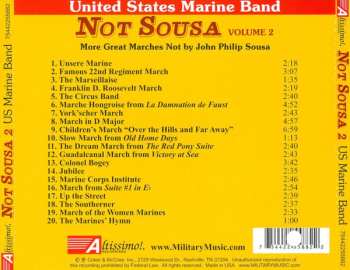 CD U.S. Marine Band: Not Sousa Volume 2 (More Great Marches Not By John Philip Sousa)