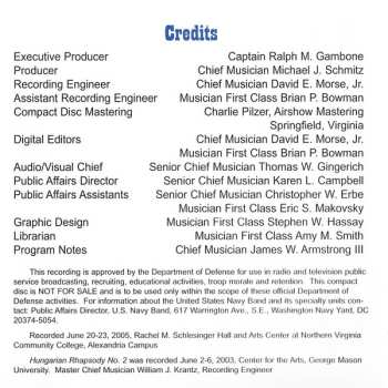 CD U.S. Navy Band: Light Cavalry Overture... And Other Warhorses