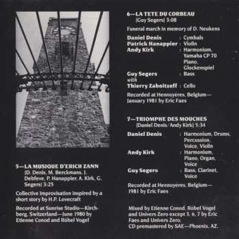 CD Univers Zero: Ceux Du Dehors