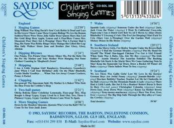 CD Unknown Artist: Children's Singing Games