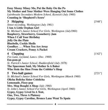 CD Unknown Artist: Children's Singing Games