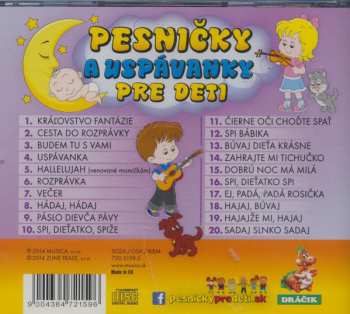 CD Unknown Artist: Pesničky A Uspávanky Pre Deti