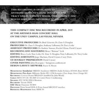 CD UNLV Wind Orchestra: Quaternity