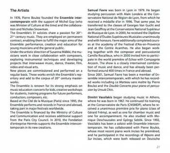 CD Ensemble Intercontemporain: Fantaisie Mécanique / Xi / Akrostichon-Wortspiel / Double Concerto