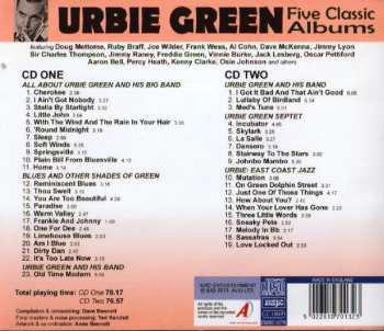 2CD Urbie Green: Five Classic Albums: All About Urbie Green And His Big Band / Blues And Other Shades Of Green / Urbie Green And His Band / Urbie Green Septet / Urbie: East Coast Jazz