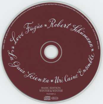 CD La Gaia Scienza: Robert Schumann - Love Fugue