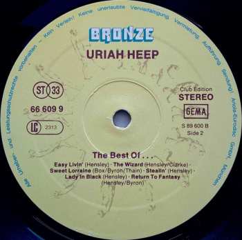 LP Uriah Heep: The Best Of...