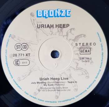 2LP Uriah Heep: Uriah Heep Live