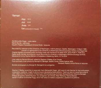 CD Ustad Zia Mohiuddin Dagar: Raga Yaman - Rudra Veena // Seattle // 15 March 1986