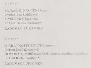 2LP/Doos Václav Cibula: Antická Knihovna (Rada Moudrých - Výběr Z Rozhlasového Cyklu) (2x10" + BOX + BOOKLET) RYCHLOST 16!!!