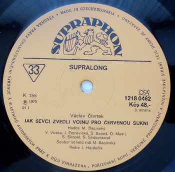 2LP Václav Čtvrtek: Jak Ševci Zvedli Vojnu Pro Červenou Sukni