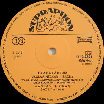 2LP Bacily: Planetárium