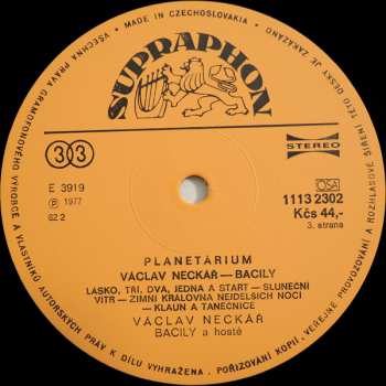 2LP Bacily: Planetárium