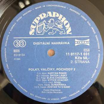 LP The Czech Philharmonic Orchestra: Old Czech Marches and Dances