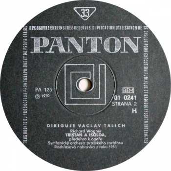 LP Antonín Dvořák: Diriguje Václav Talich - Polednice, Pražský Karneval, Tristan A Isolda