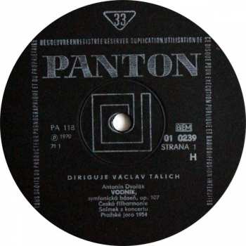 LP Antonín Dvořák: Diriguje Václav Talich - Vodník, Holoubek