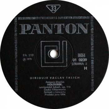 LP Antonín Dvořák: Diriguje Václav Talich - Vodník, Holoubek